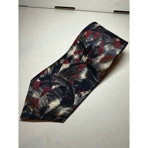 VTG Robert Talbott Studio‎ Silk Tie Multicolor Abstract Geometric Jacquard USA